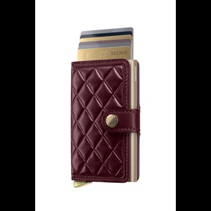 Secrid Korthållare Mini Wallet Emboss Bordeaux