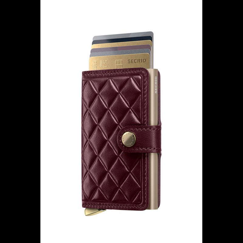 Secrid Korthållare Mini Wallet Emboss Bordeaux 1