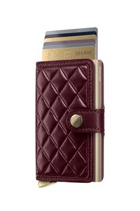Secrid Kortholder miniwallet Emboss Bordeaux 1