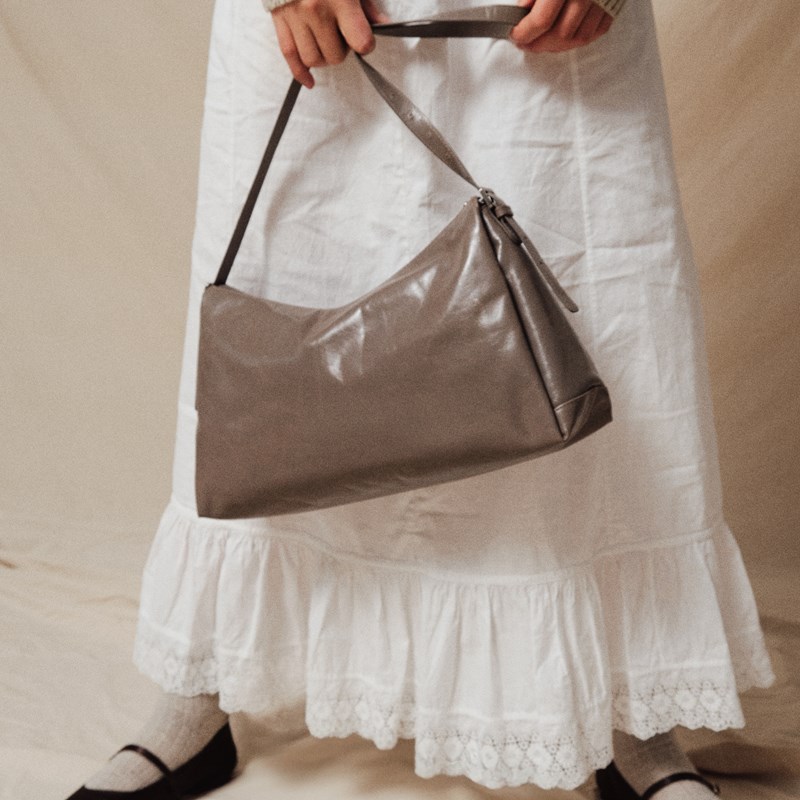 Adax Skuldertaske  Emilie Milano M. Grå 2