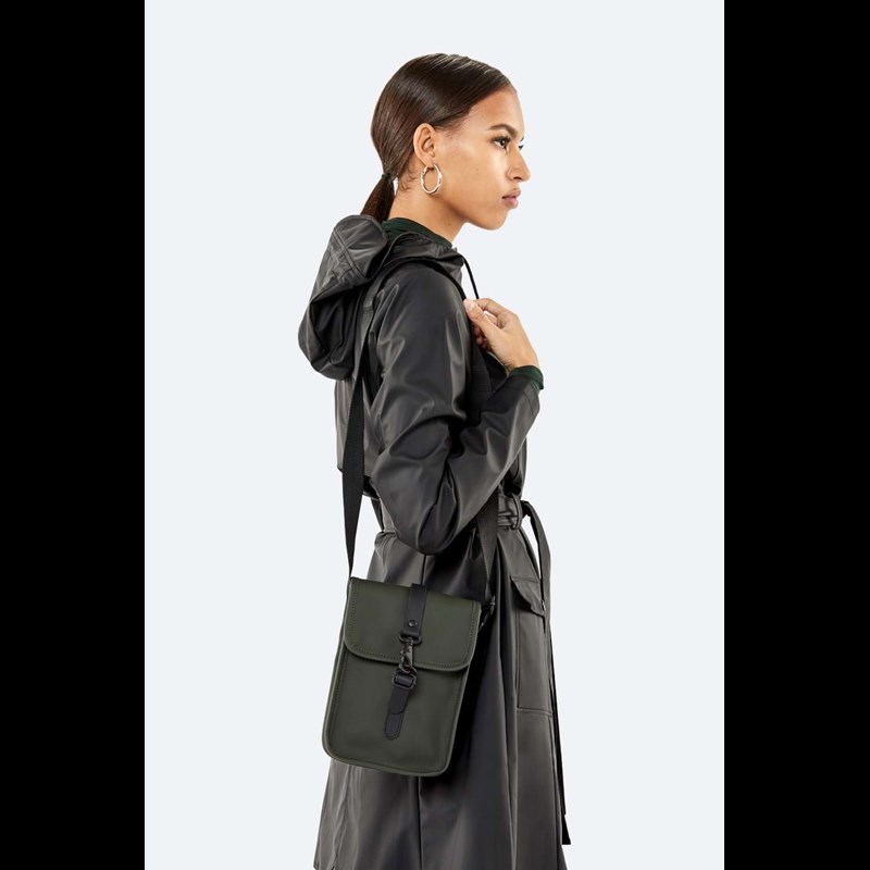 Rains Skuldertaske Flight Bag Army Grøn 5