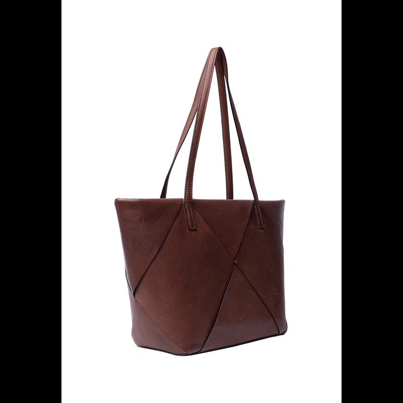 RE:DESIGNED Skuldertaske Olia Big Brun 3