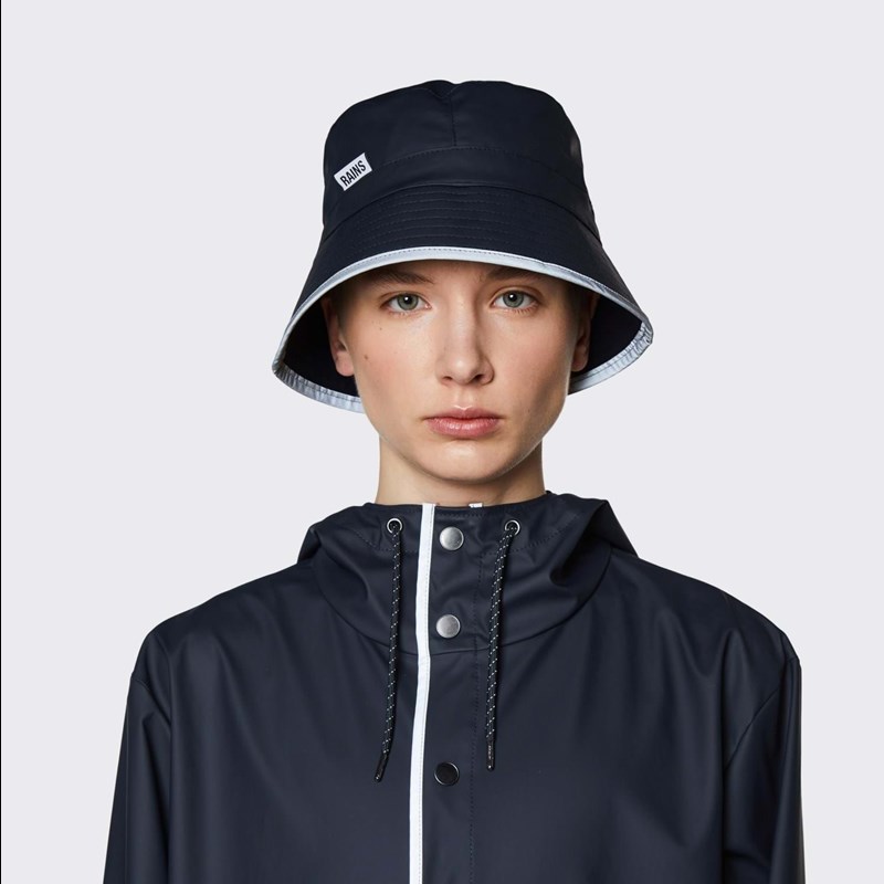 Rains Regnhat Bucket Hat Reflective Navy Str M/L 4