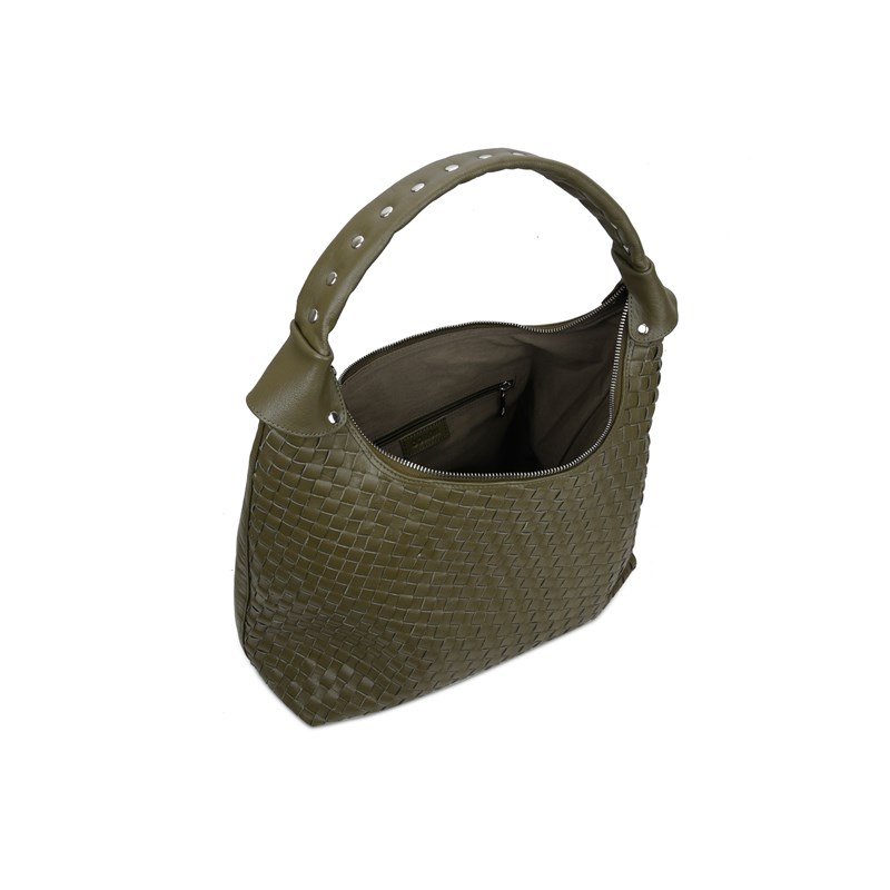 Núnoo Skuldertaske Maxi Dandy Oliven Grøn 13" 3