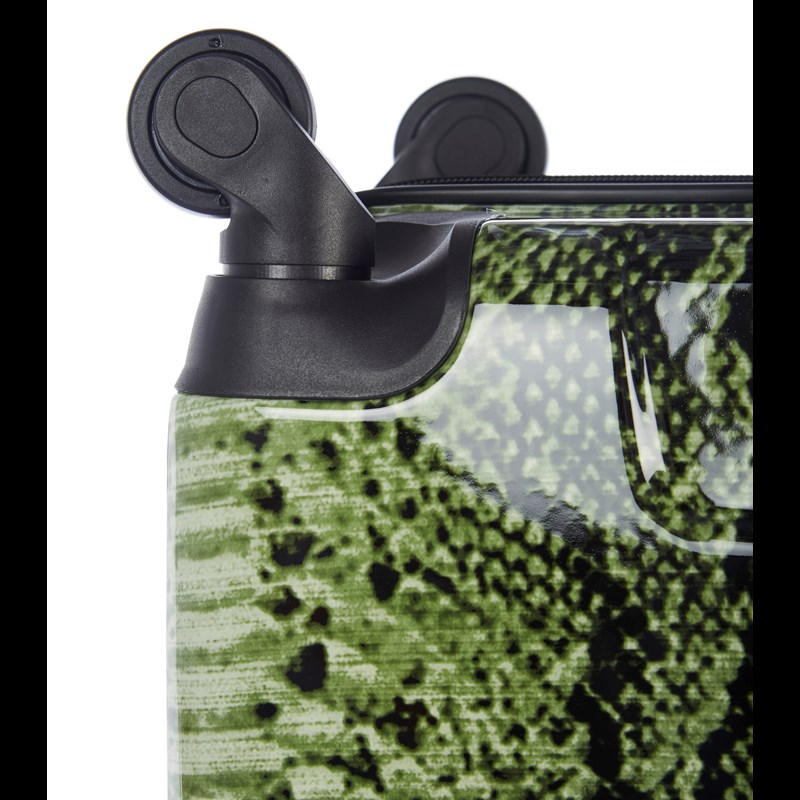Aries Travel Kuffert Barcelona Grøn snake 65 Cm 5