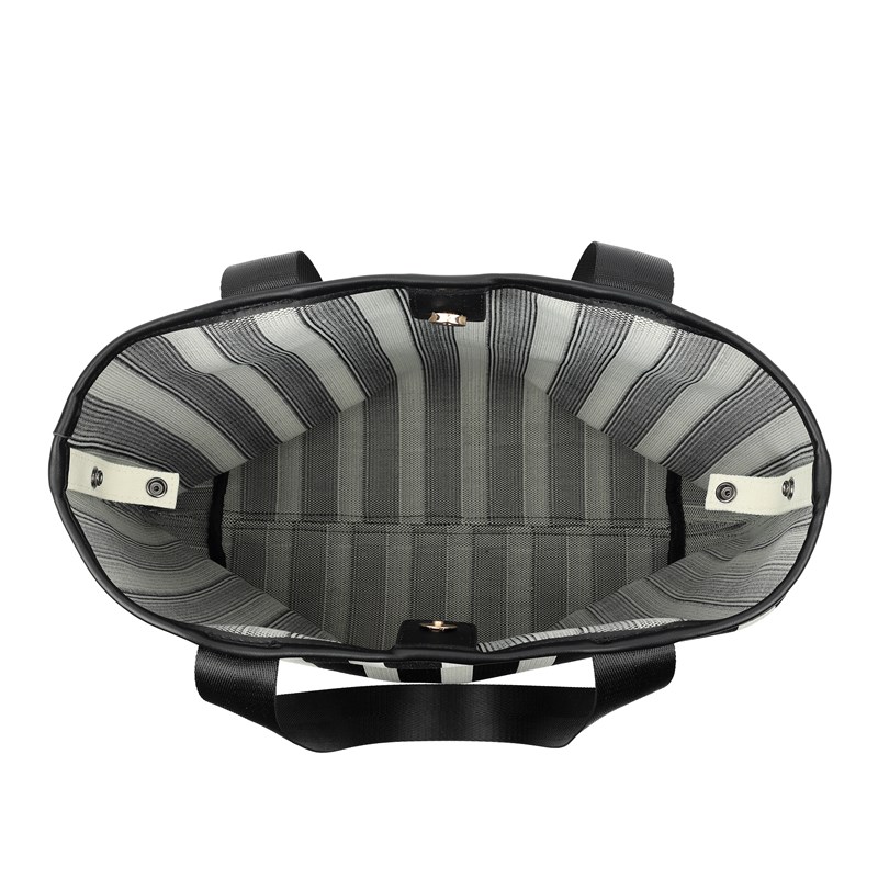 Conmé Shopper Kornelia Svart med rand 5