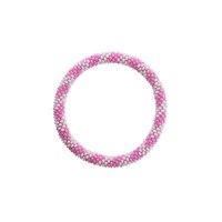 By Stær Armband Nepal Nr. 1167 Rosa/vit 1