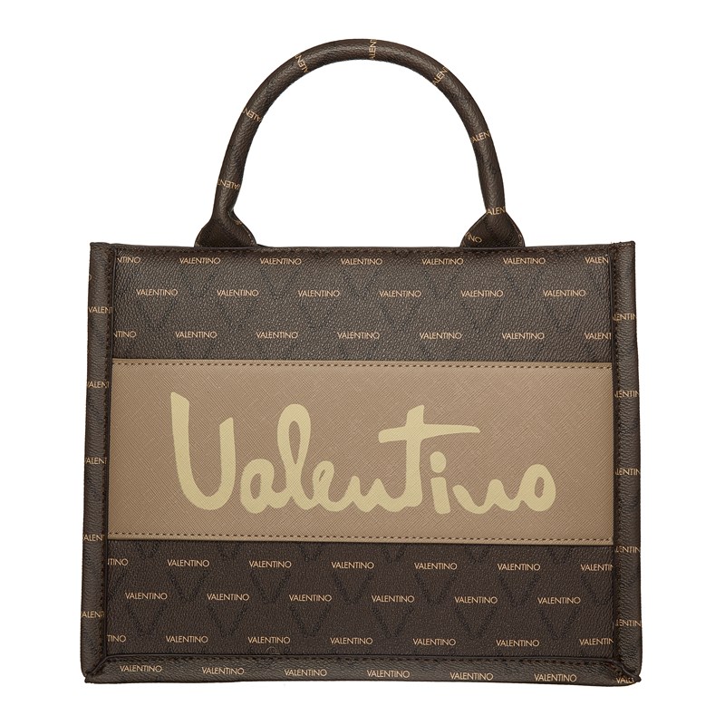 Valentino Bags Håndtaske Tour Brunt mønster 1