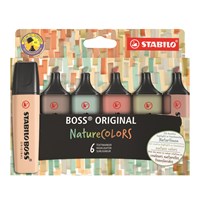 STABILO Highlighter Boss Nature 6-pack Natur