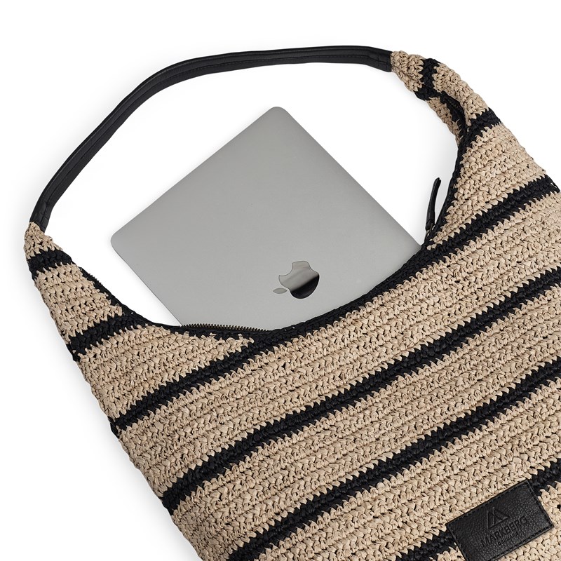 MARKBERG Axelväska SoleaMBG Sand/Svart 14" 6