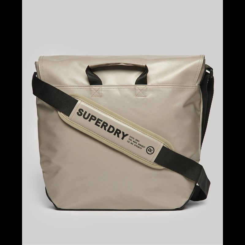 Superdry Skuldertaske Messenger Bag Beige 2