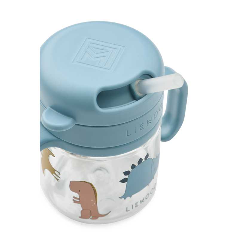 LIEWOOD Mugg med sugrör Kai Sand 5
