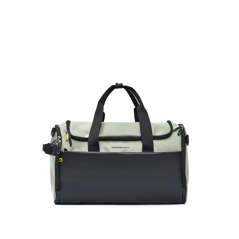 Mandarina Duck Rejsetaske Eco Coated Duffle Beige/grå 1