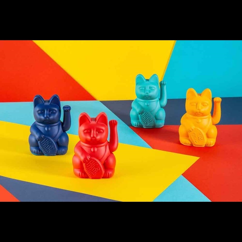 Donkey Vinkekat Maneki Neko S Mørk blå 4