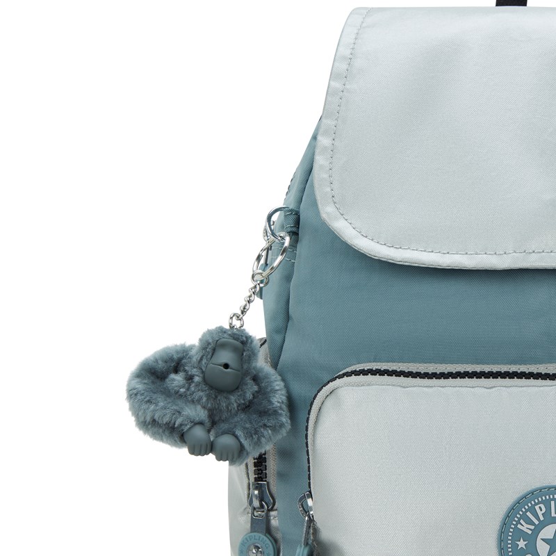 Kipling Ryggsäck City Zip S Grå 5