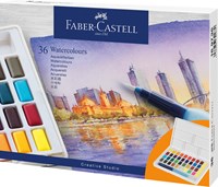 Faber-Castell Akvarellfärger m. Pensel 36 st Multi 1