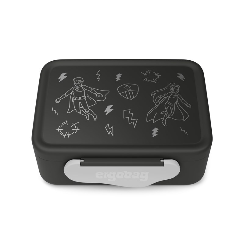Ergobag Matlåda Superhero Svart 1