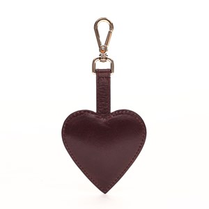 Adax Bag charm hjerte Victoria Bordeaux