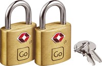 Go Travel Hänglås med TSA-lås Guld 1