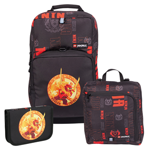LEGO Bags Skoletaskesæt Optimo Dragon Sort