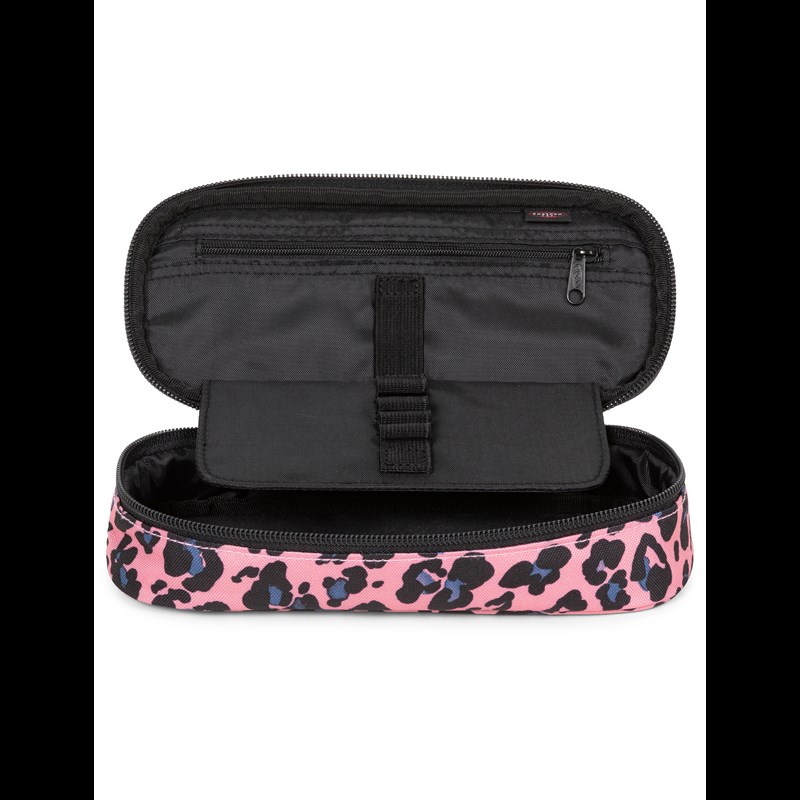 Eastpak Pennfodral Oval Single Svart/grå/rosa 2