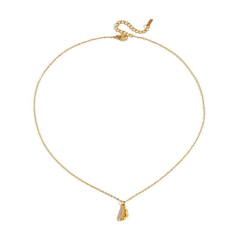 By Stær Halsband Croissant  Guld 1