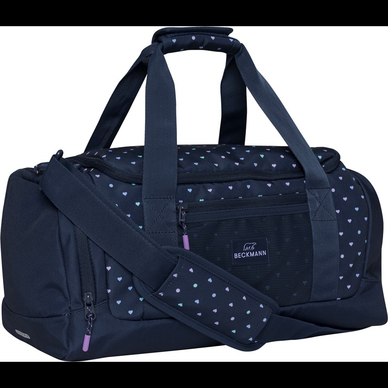 Beckmann Duffelbag Sport Jr. B. Hearts Marine Dots 1