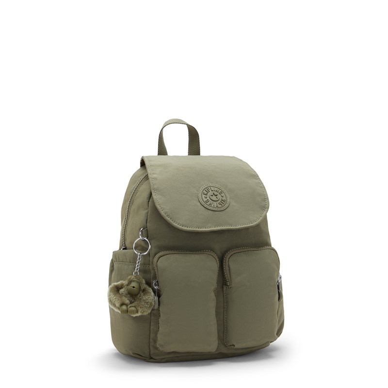 Kipling Rygsæk City pocket Army Grøn 4