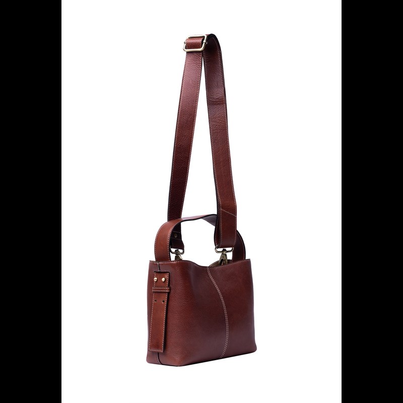 RE:DESIGNED Skuldertaske Naya Small Cognac 6