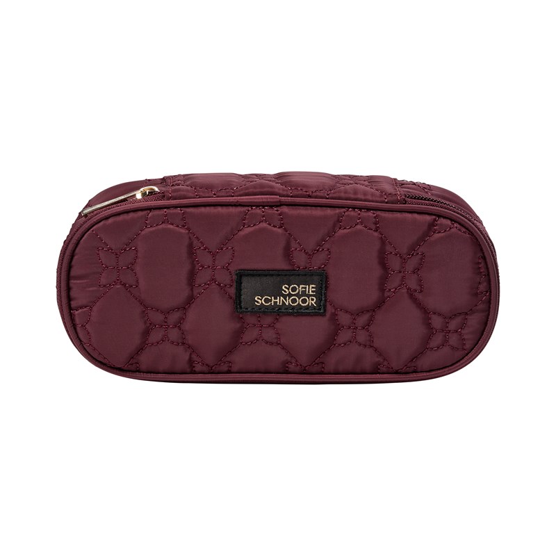 Sofie Schnoor Pennfodral Oval Saga Bordeaux 1