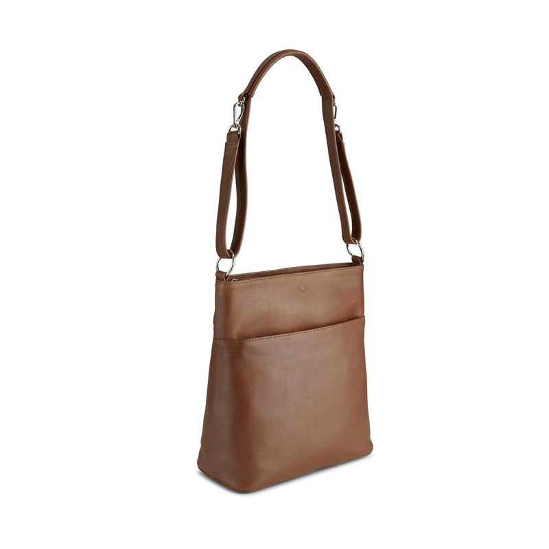 Aura Skuldertaske Toulouse Hobo  Cognac/brun 9