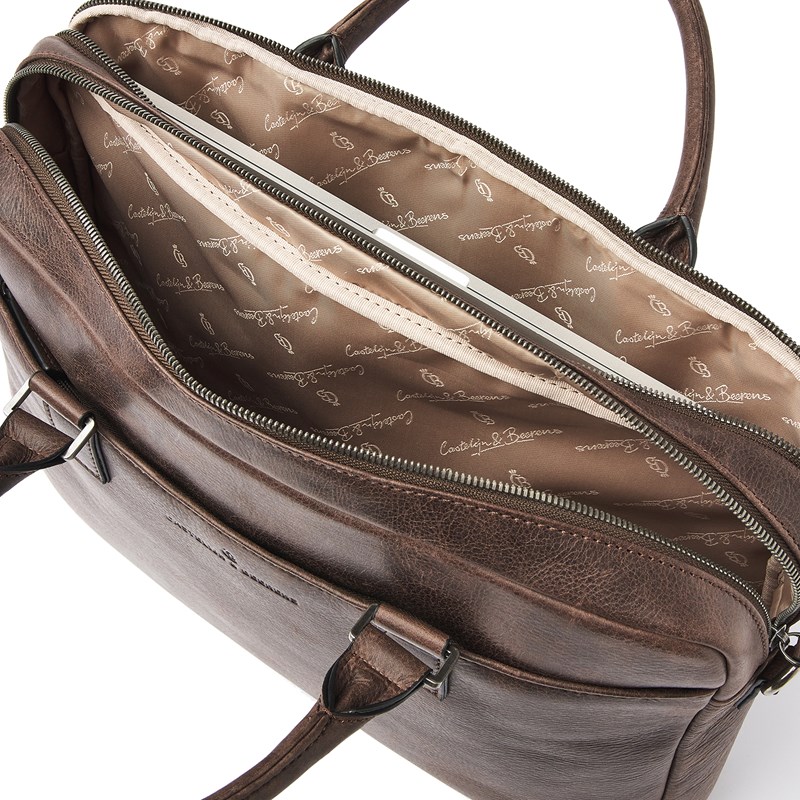 Castelijn & Beerens Datorväska RFID Mocca Brun 15" 7