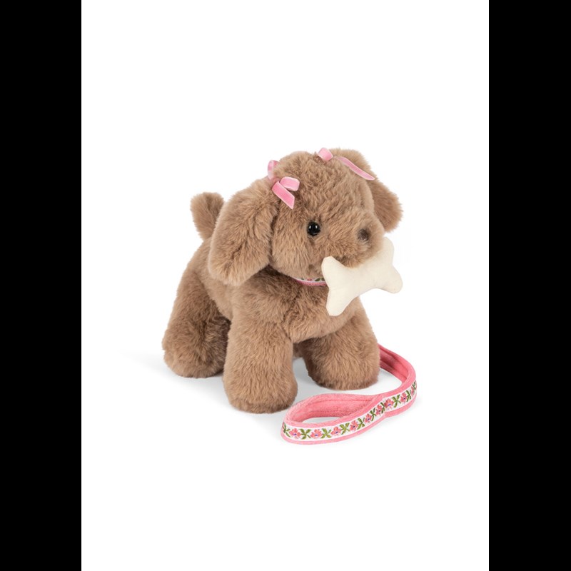 Konges Sløjd Bamsehund Maude Pink Check Rosa 4