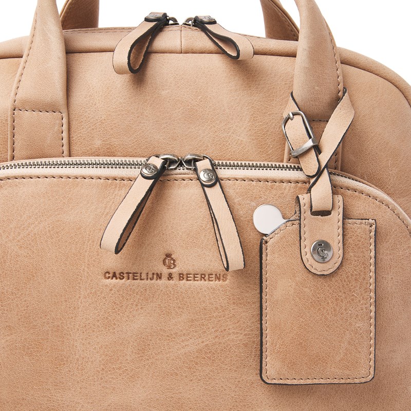 Castelijn & Beerens Ryggsäck Beige 15" 4