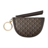 Calvin Klein Bag Charm Emblem Brun