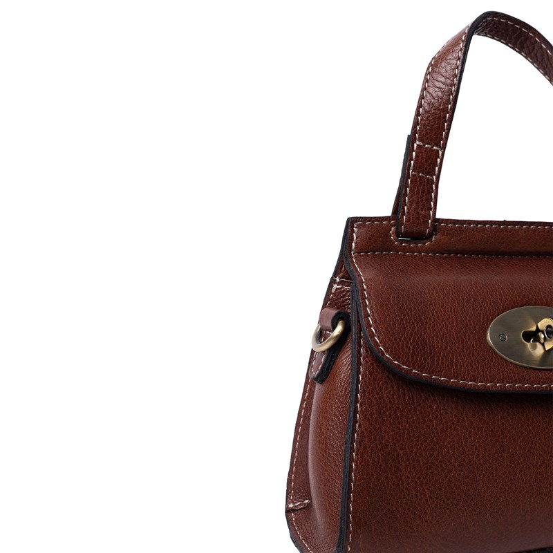 RE:DESIGNED Crossbody Saya Small Cognac 4