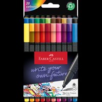 Faber-Castell Fineliner Grip 0,4 20 stk Multi 1