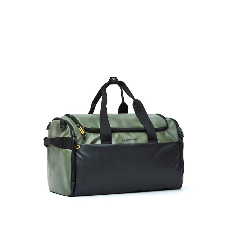 Mandarina Duck Reseväska Eco Coated Duffle m. grön 2