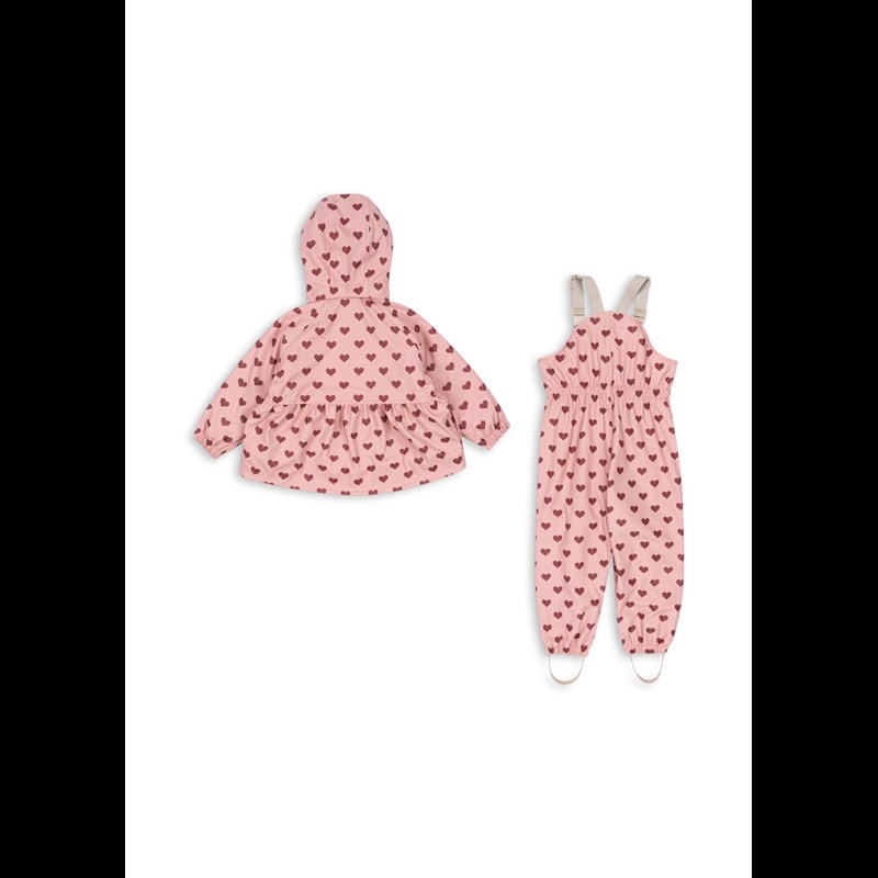 Konges Sløjd Regnkläder Amour Pink Röd/rosa 12 mdr. 2