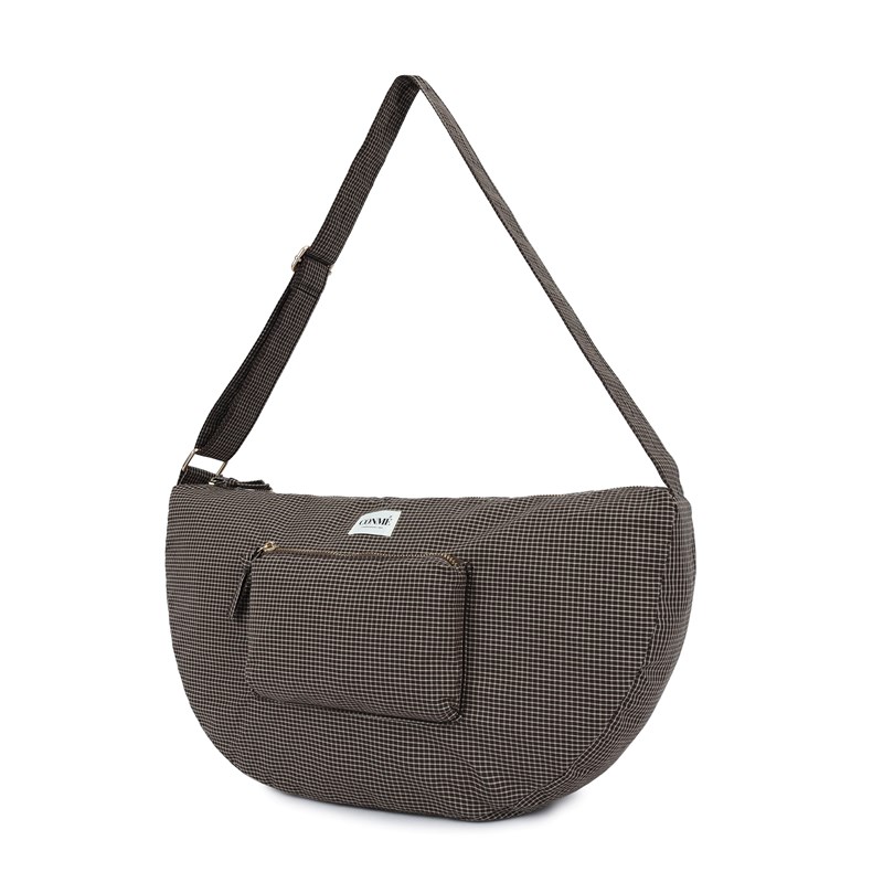 Conmé Bæltetaske Ella XL petit check Brun/Beige 2