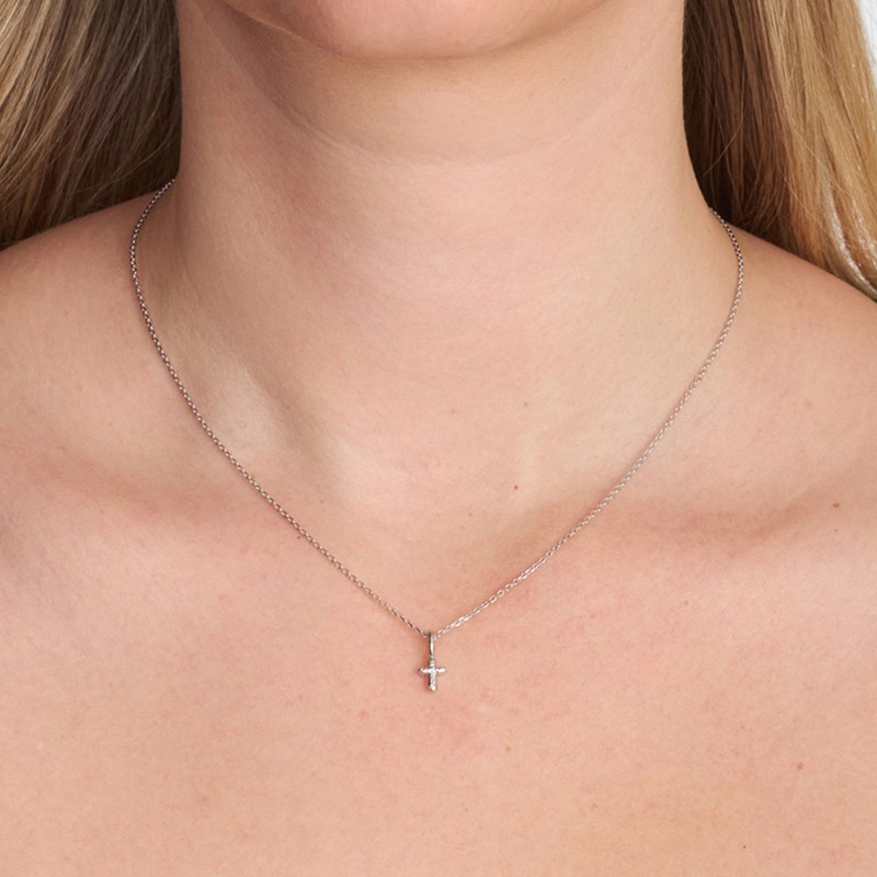 Studio Z Halskæde Faithful Cross Sølv 2