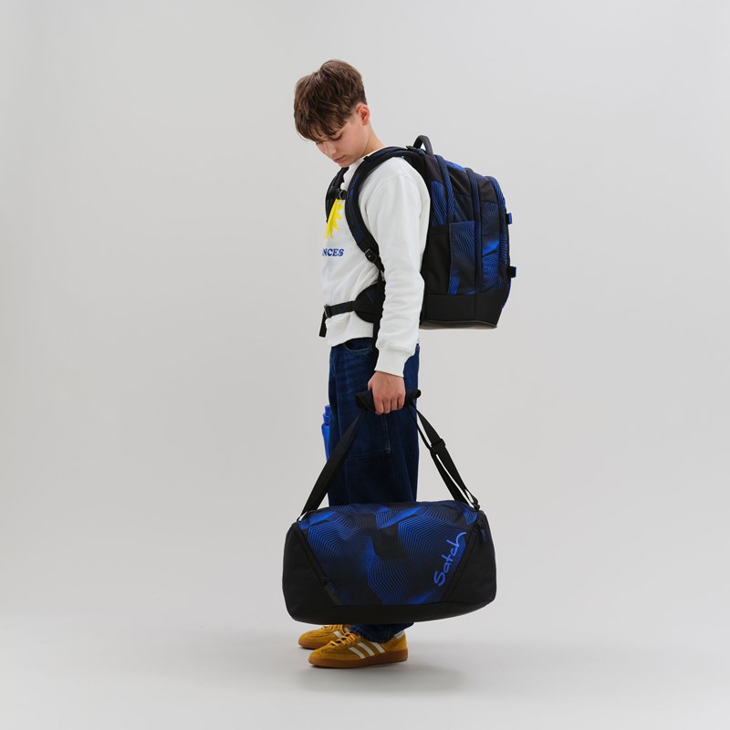 Satch Skoletaske Pack Seismic Blue Blå 7