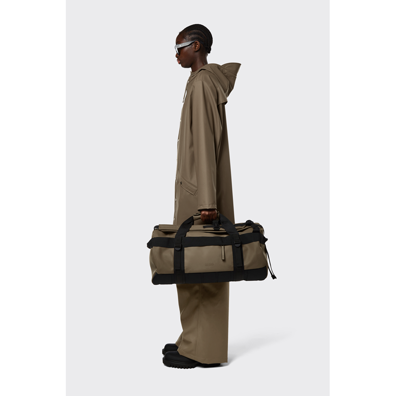 RAINS Rygsæk Duffel Bag S M. Brun 8
