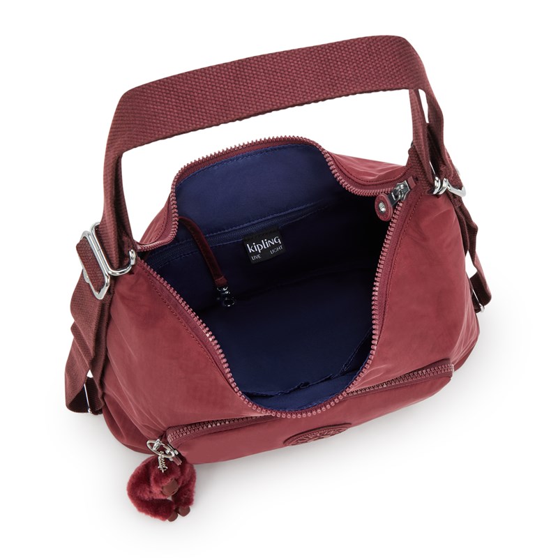 Kipling Skuldertaske Yenna Wine 3