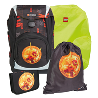 LEGO Bags Skolväskeset Nielsen Ninjago Svart