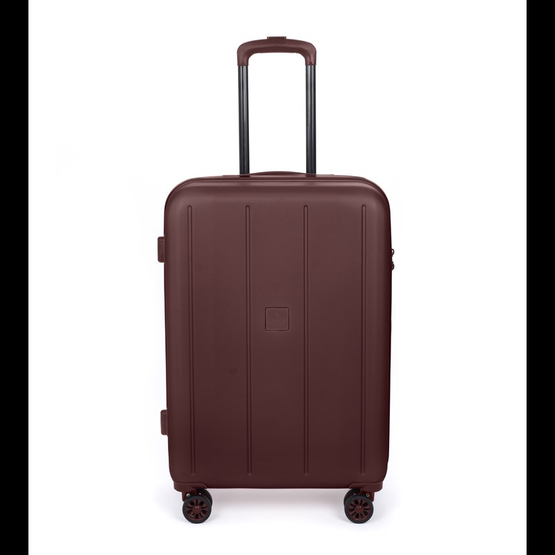 Aries Travel Resväska Palermo Brun/röd 65 Cm 1