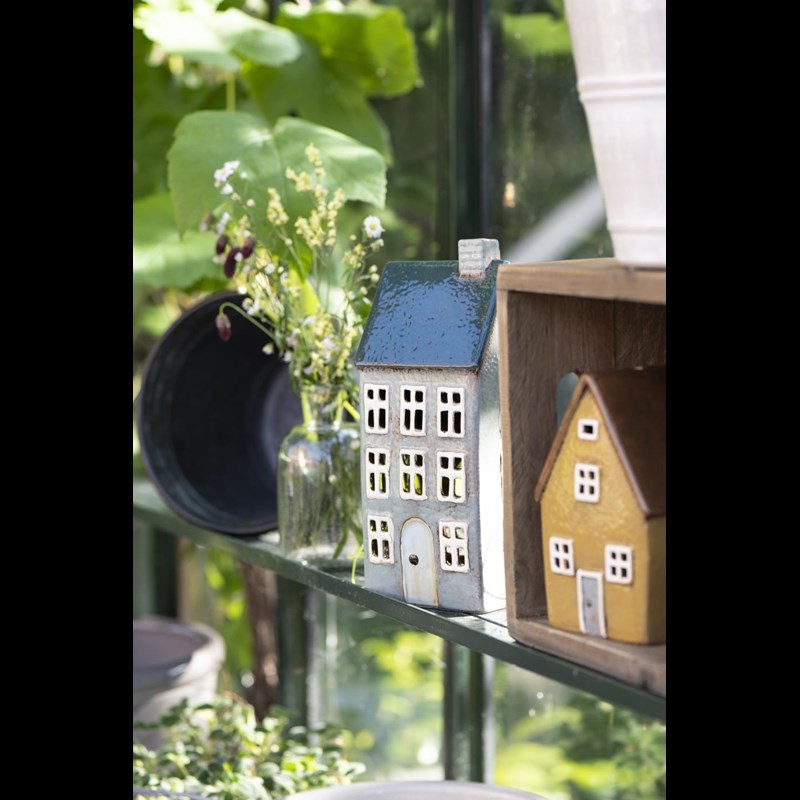 Ib Laursen Ljusstake Hus Nyhavn Blå/Grön 5