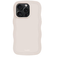 Holdit Mobilfodral Wavy Beige Iphone 15 ProMax 1