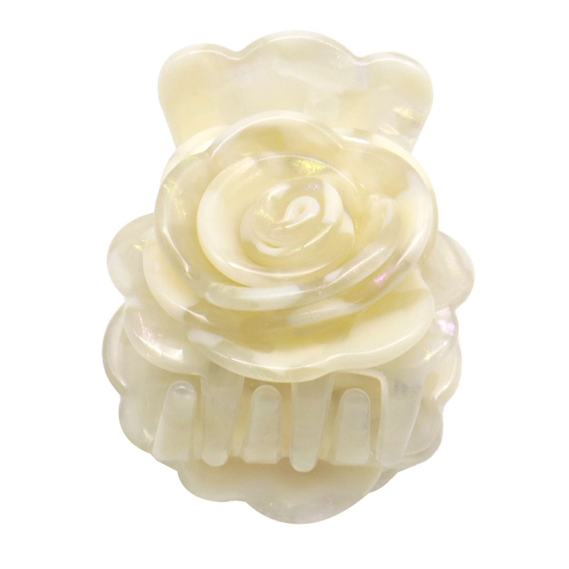 Conmé Hårklemme Rose Hvid 1