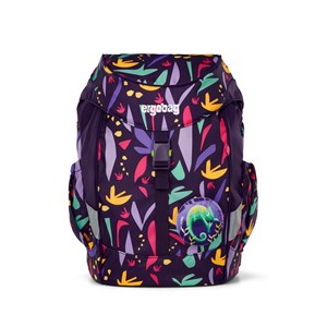 Ergobag Barnryggsäck Mini Jungle Lila blomma